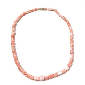Vintage Pink Beaded Necklace